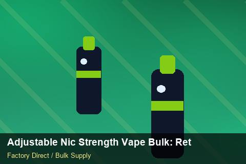 Adjustable Nic Strength Vape Bulk — Adjustable Nic Strength Vape Bulk: Returns & Warranty — Merchandising Kits photo 1