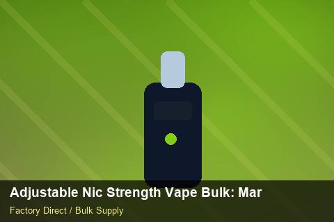 Adjustable Nic Strength Vape Bulk — Adjustable Nic Strength Vape Bulk: Margin Calculator — Merchandising Kits photo 2