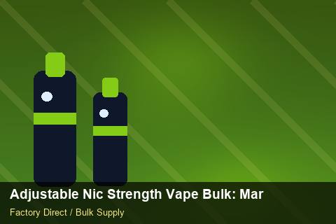 Adjustable Nic Strength Vape Bulk — Adjustable Nic Strength Vape Bulk: Market Comparison — Merchandising Kits photo 2