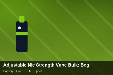 Adjustable Nic Strength Vape Bulk — Adjustable Nic Strength Vape Bulk: Beginner's Guide — Merchandising Kits photo 1