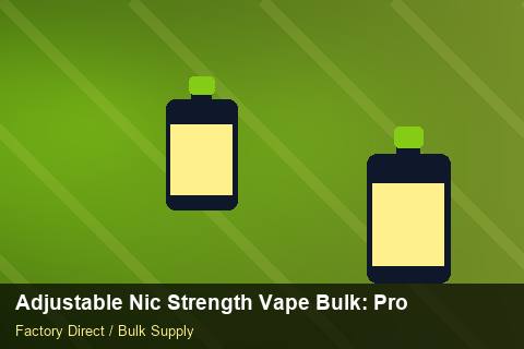 Adjustable Nic Strength Vape Bulk — Adjustable Nic Strength Vape Bulk: Procurement Checklist — Merchandising Kits photo 1