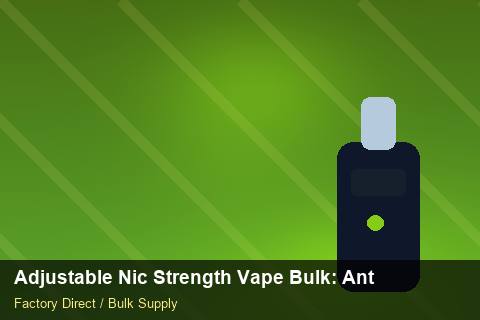 Adjustable Nic Strength Vape Bulk — Adjustable Nic Strength Vape Bulk: Anti-Counterfeit Measures — Merchandising Kits photo 1