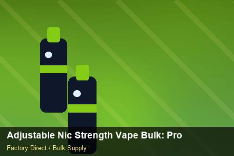 Adjustable Nic Strength Vape Bulk — Adjustable Nic Strength Vape Bulk: Product Launch Playbook — Merchandising Kits photo 2