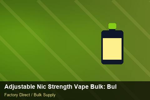 Adjustable Nic Strength Vape Bulk — Adjustable Nic Strength Vape Bulk: Bulk Supplier Guide — POS Materials photo 2