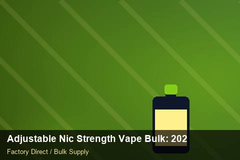 Adjustable Nic Strength Vape Bulk — Adjustable Nic Strength Vape Bulk: 2026 Buyer's Handbook — POS Materials photo 1