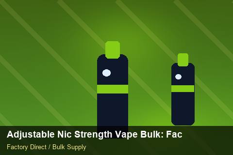 Adjustable Nic Strength Vape Bulk — Adjustable Nic Strength Vape Bulk: Factory Direct Quote — POS Materials photo 2