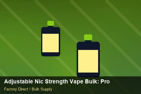 Adjustable Nic Strength Vape Bulk — Adjustable Nic Strength Vape Bulk: Procurement Strategy — POS Materials photo 1