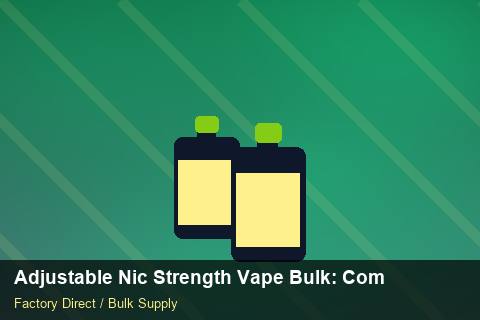 Adjustable Nic Strength Vape Bulk — Adjustable Nic Strength Vape Bulk: Compliance Standards — POS Materials photo 2