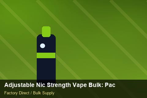 Adjustable Nic Strength Vape Bulk — Adjustable Nic Strength Vape Bulk: Packaging Standards — POS Materials photo 2