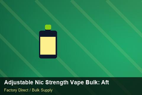 Adjustable Nic Strength Vape Bulk — Adjustable Nic Strength Vape Bulk: After-Sales Support — POS Materials photo 2