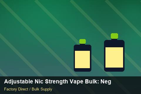 Adjustable Nic Strength Vape Bulk — Adjustable Nic Strength Vape Bulk: Negotiation Tips — POS Materials photo 2