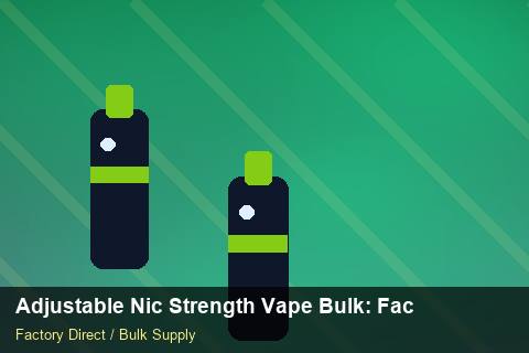 Adjustable Nic Strength Vape Bulk — Adjustable Nic Strength Vape Bulk: Factory Audit Report — POS Materials photo 2