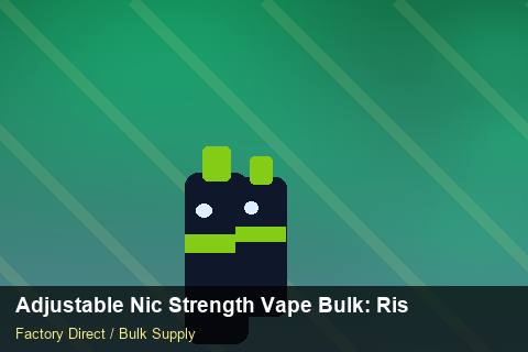 Adjustable Nic Strength Vape Bulk — Adjustable Nic Strength Vape Bulk: Risk Management — POS Materials photo 1