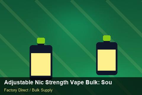 Adjustable Nic Strength Vape Bulk — Adjustable Nic Strength Vape Bulk: Sourcing Workflow — POS Materials photo 2
