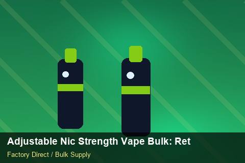 Adjustable Nic Strength Vape Bulk — Adjustable Nic Strength Vape Bulk: Returns & Warranty — POS Materials photo 1