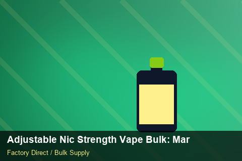 Adjustable Nic Strength Vape Bulk — Adjustable Nic Strength Vape Bulk: Margin Calculator — POS Materials photo 1