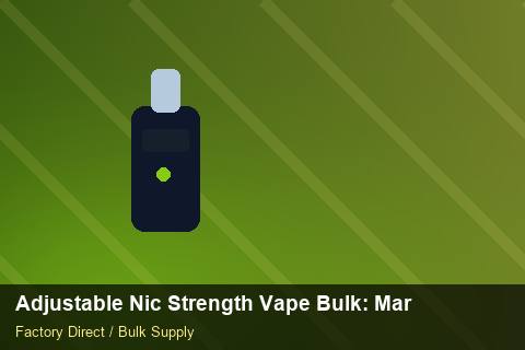 Adjustable Nic Strength Vape Bulk — Adjustable Nic Strength Vape Bulk: Margin Calculator — POS Materials photo 2