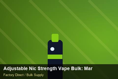 Adjustable Nic Strength Vape Bulk — Adjustable Nic Strength Vape Bulk: Market Comparison — POS Materials photo 2