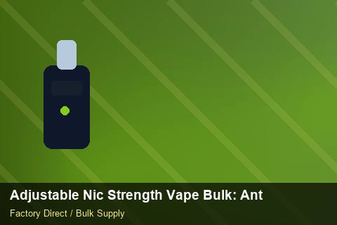 Adjustable Nic Strength Vape Bulk — Adjustable Nic Strength Vape Bulk: Anti-Counterfeit Measures — POS Materials photo 1