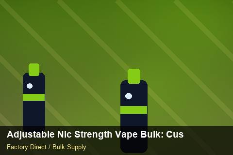 Adjustable Nic Strength Vape Bulk — Adjustable Nic Strength Vape Bulk: Customs Documentation — Trade Show Planning photo 1