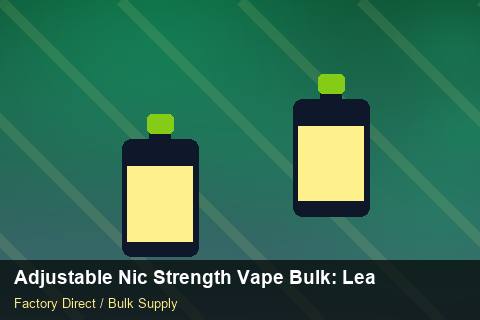 Adjustable Nic Strength Vape Bulk — Adjustable Nic Strength Vape Bulk: Lead Time & MOQ — Trade Show Planning photo 1