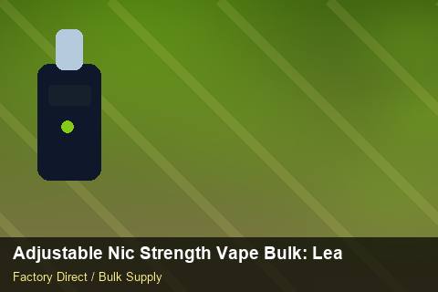 Adjustable Nic Strength Vape Bulk — Adjustable Nic Strength Vape Bulk: Lead Time & MOQ — Trade Show Planning photo 2