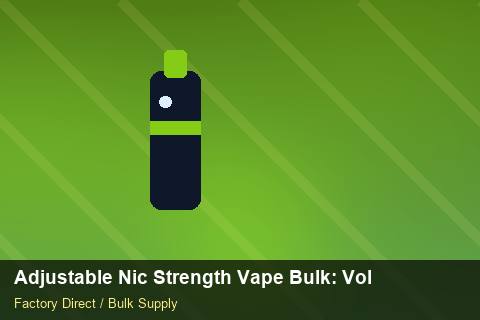 Adjustable Nic Strength Vape Bulk — Adjustable Nic Strength Vape Bulk: Volume Pricing Tiers — Trade Show Planning photo 2