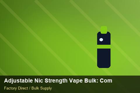 Adjustable Nic Strength Vape Bulk — Adjustable Nic Strength Vape Bulk: Compliance Standards — Trade Show Planning photo 1
