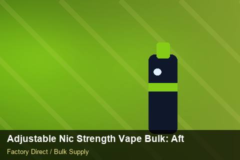 Adjustable Nic Strength Vape Bulk — Adjustable Nic Strength Vape Bulk: After-Sales Support — Trade Show Planning photo 1
