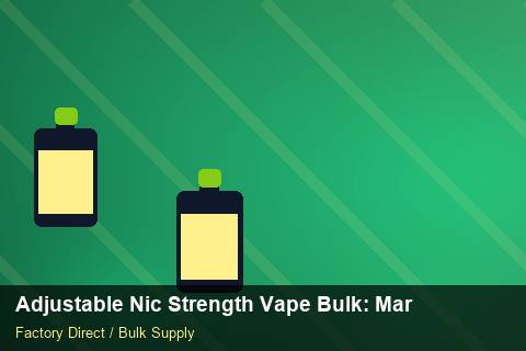 Adjustable Nic Strength Vape Bulk — Adjustable Nic Strength Vape Bulk: Market Trends 2026 — Trade Show Planning photo 1