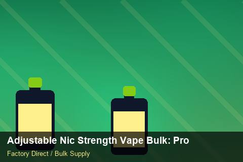 Adjustable Nic Strength Vape Bulk — Adjustable Nic Strength Vape Bulk: Production Capacity — Trade Show Planning photo 1