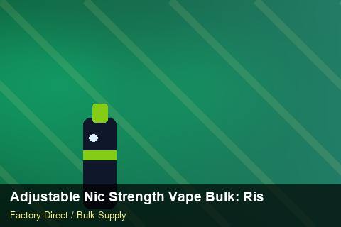Adjustable Nic Strength Vape Bulk — Adjustable Nic Strength Vape Bulk: Risk Management — Trade Show Planning photo 1
