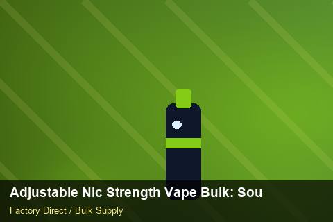 Adjustable Nic Strength Vape Bulk — Adjustable Nic Strength Vape Bulk: Sourcing Workflow — Trade Show Planning photo 1
