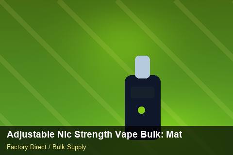 Adjustable Nic Strength Vape Bulk — Adjustable Nic Strength Vape Bulk: Material & Ingredients — Trade Show Planning photo 2