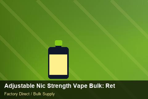 Adjustable Nic Strength Vape Bulk — Adjustable Nic Strength Vape Bulk: Returns & Warranty — Trade Show Planning photo 2