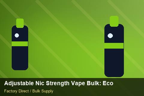 Adjustable Nic Strength Vape Bulk — Adjustable Nic Strength Vape Bulk: Eco-Friendly Materials — Trade Show Planning photo 2