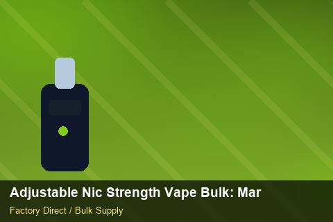 Adjustable Nic Strength Vape Bulk — Adjustable Nic Strength Vape Bulk: Margin Calculator — Trade Show Planning photo 2