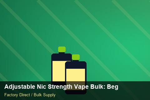 Adjustable Nic Strength Vape Bulk — Adjustable Nic Strength Vape Bulk: Beginner's Guide — Trade Show Planning photo 2