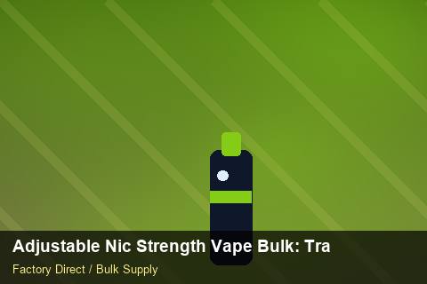 Adjustable Nic Strength Vape Bulk — Adjustable Nic Strength Vape Bulk: Trade Terms — Trade Show Planning photo 2
