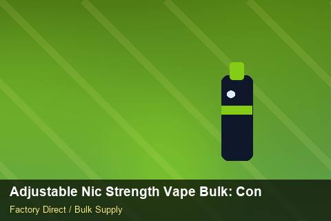 Adjustable Nic Strength Vape Bulk — Adjustable Nic Strength Vape Bulk: Contract Essentials — Trade Show Planning photo 1