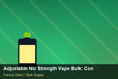 Adjustable Nic Strength Vape Bulk — Adjustable Nic Strength Vape Bulk: Contract Essentials — Trade Show Planning photo 2