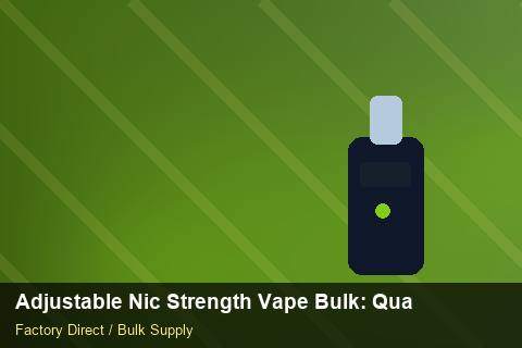 Adjustable Nic Strength Vape Bulk — Adjustable Nic Strength Vape Bulk: Quality Inspection Checklist — Buyer Meetings photo 1