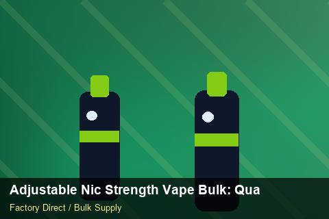 Adjustable Nic Strength Vape Bulk — Adjustable Nic Strength Vape Bulk: Quality Inspection Checklist — Buyer Meetings photo 2