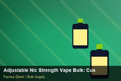 Adjustable Nic Strength Vape Bulk — Adjustable Nic Strength Vape Bulk: Customs Documentation — Buyer Meetings photo 2