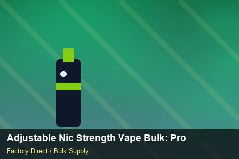 Adjustable Nic Strength Vape Bulk — Adjustable Nic Strength Vape Bulk: Procurement Strategy — Buyer Meetings photo 2