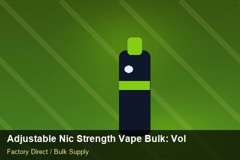 Adjustable Nic Strength Vape Bulk — Adjustable Nic Strength Vape Bulk: Volume Pricing Tiers — Buyer Meetings photo 2