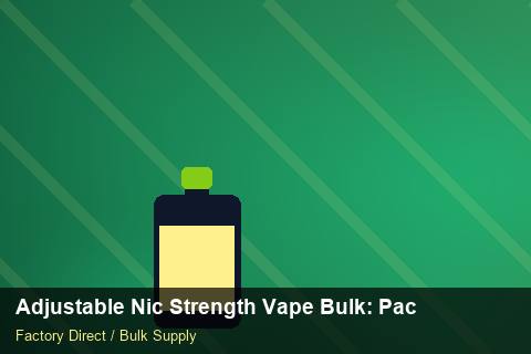 Adjustable Nic Strength Vape Bulk — Adjustable Nic Strength Vape Bulk: Packaging Standards — Buyer Meetings photo 1