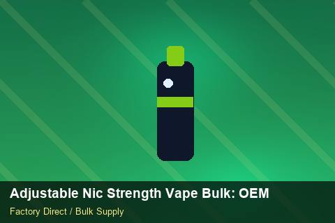 Adjustable Nic Strength Vape Bulk — Adjustable Nic Strength Vape Bulk: OEM & ODM Service — Buyer Meetings photo 2