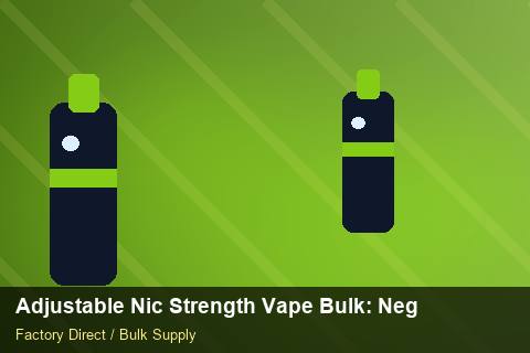 Adjustable Nic Strength Vape Bulk — Adjustable Nic Strength Vape Bulk: Negotiation Tips — Buyer Meetings photo 1