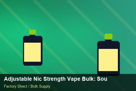Adjustable Nic Strength Vape Bulk — Adjustable Nic Strength Vape Bulk: Sourcing Workflow — Buyer Meetings photo 2